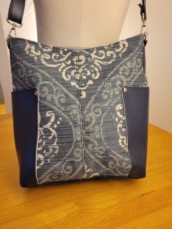 The Compass Bag Grey/Blue 001